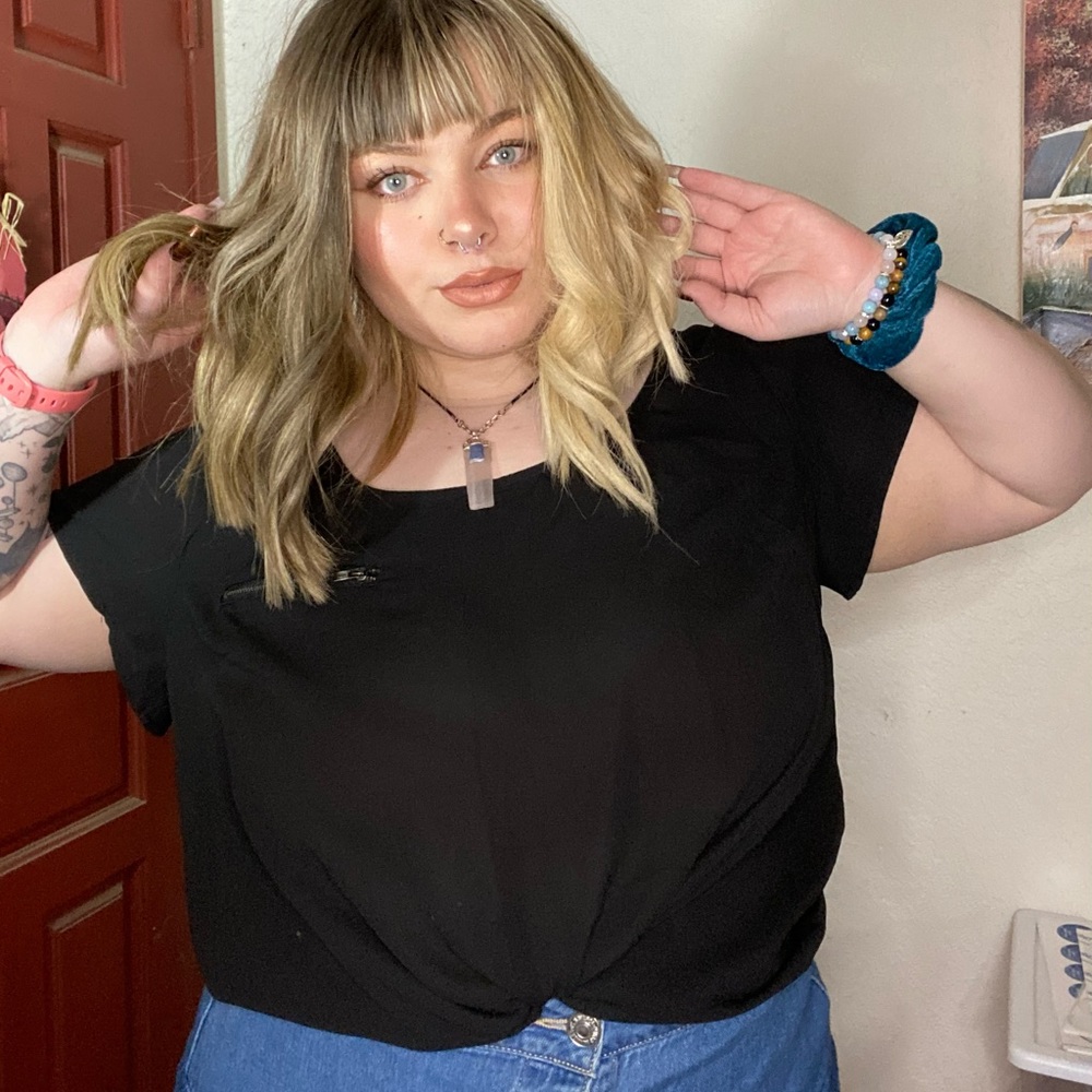 Torrid sheer blouse